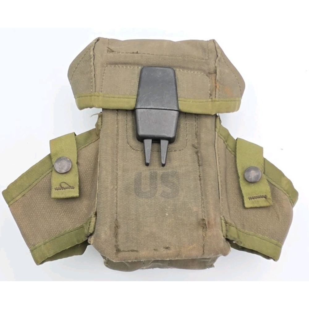 ORIGINAL POST VIETNAM WAR US ARMY 20RD MAGAZINE AMMO NYLON BELT POUCH